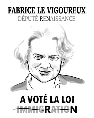 Portrait de Fabrice Le Vigoureux par Renaud Farace