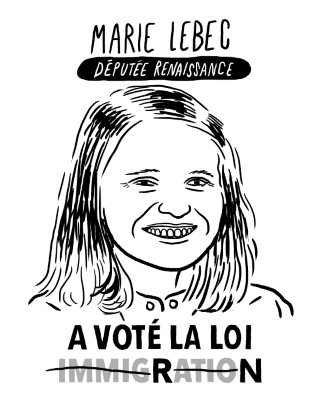 Portrait de Marie Lebec par Quentin Faucompré