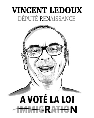 Portrait de Vincent Ledoux par Renaud Farace