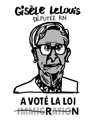 Portrait de Gisèle Lelouis par Anne Simon Chapelain