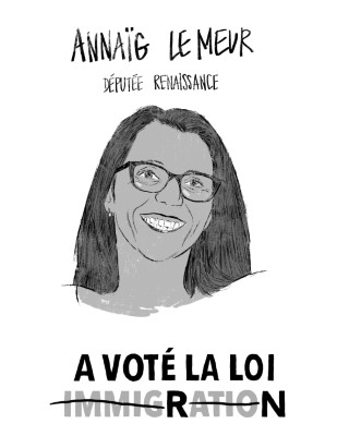 Portrait de Annaïg Le Meur par Cyril Pedrosa