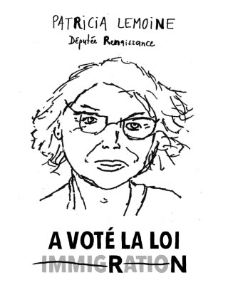 Portrait de Patricia Lemoine par Elsa Pierrot