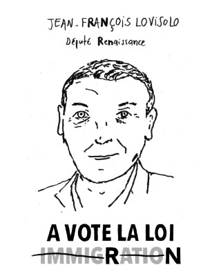 Portrait de Jean-François Lovisolo par Elsa Pierrot