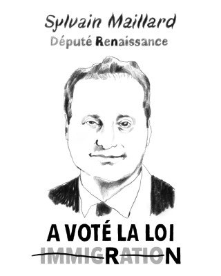 Portrait de Sylvain Maillard par Tienstiens