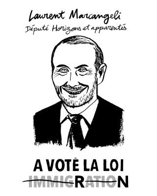 Portrait de Laurent Marcangeli par Gwen de Bonneval