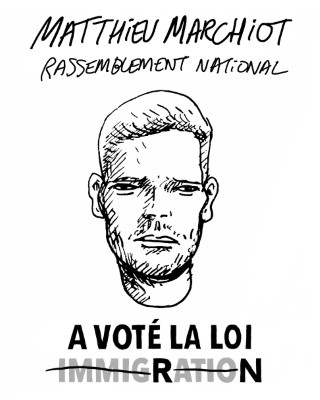 Portrait de Matthieu Marchio par Tris Kotro