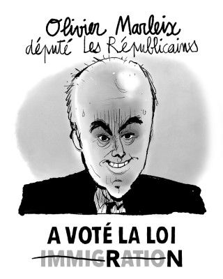 Portrait de Olivier Marleix par François Maumont