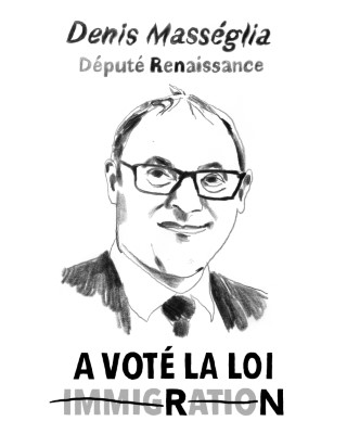 Portrait de Denis Masséglia par Tienstiens