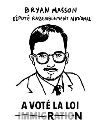 Portrait de Bryan Masson par Iris Pouy