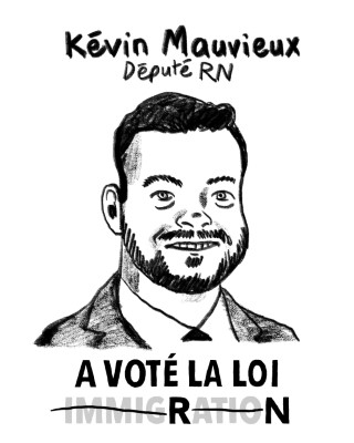 Portrait de Kévin Mauvieux par Lisa Lugrin