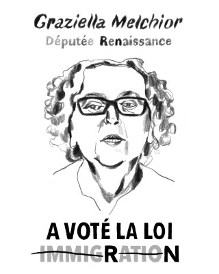 Portrait de Graziella Melchior par Tienstiens