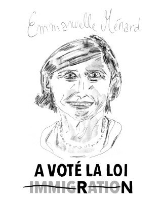 Portrait de Emmanuelle Ménard par Philippe Faugère