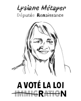 Portrait de Lysiane Métayer par Tienstiens