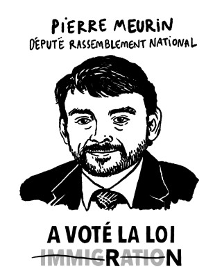 Portrait de Pierre Meurin par Iris Pouy