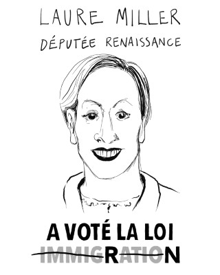 Portrait de Laure Miller par Valentina Principe