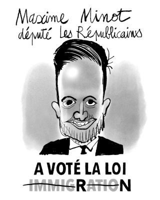 Portrait de Maxime Minot par François Maumont