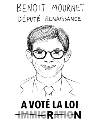 Portrait de Benoit Mournet par Valentina Principe