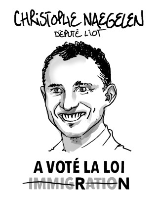 Portrait de Christophe Naegelen par STPo