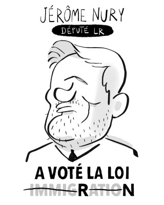 Portrait de Jérôme Nury par Sié