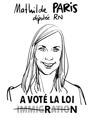 Portrait de Mathilde Paris par Aurel