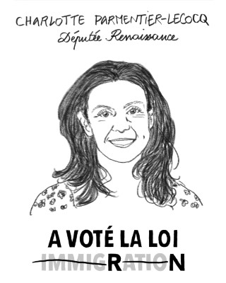 Portrait de Charlotte Parmentier-Lecocq par Annaïg Plassard