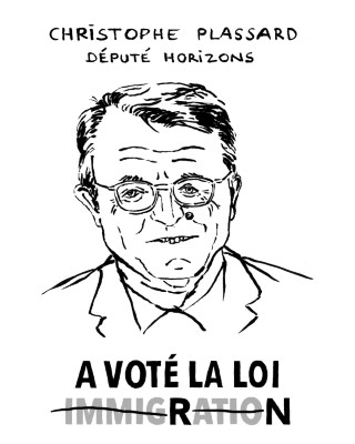 Portrait de Christophe Plassard par Maiiva