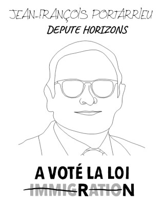 Portrait de Jean-François Portarrieu par Kenza Benchekroun