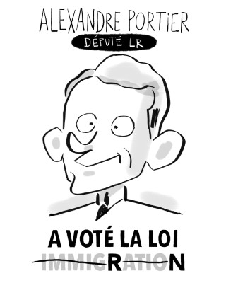 Portrait de Alexandre Portier par Sié