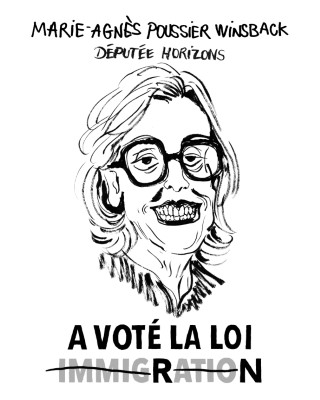 Portrait de Marie-Agnès Poussier-Winsback par Chloé Wary