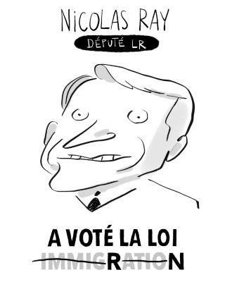 Portrait de Nicolas Ray par Sié