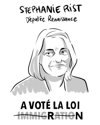 Portrait de Stéphanie Rist par Cy