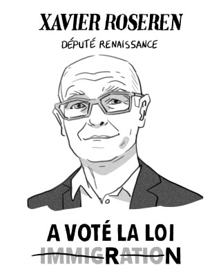 Portrait de Xavier Roseren par Claire Fauvel