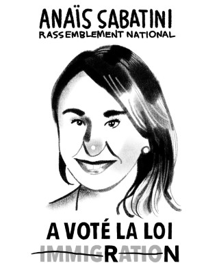 Portrait de Anaïs Sabatini par Benjamin Adam