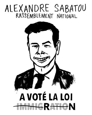 Portrait de Alexandre Sabatou par Sébastien Vassant