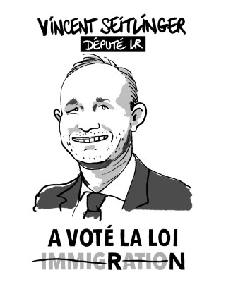 Portrait de Vincent Seitlinger par Camille Besse