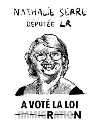 Portrait de Nathalie Serre par Maxime Jeune