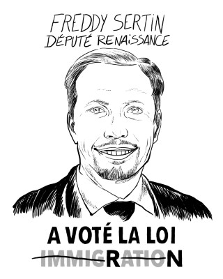 Portrait de Freddy Sertin par Thomas Gilbert