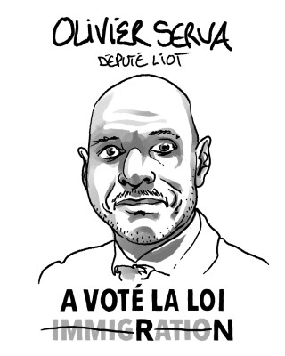 Portrait de Olivier Serva par STPo