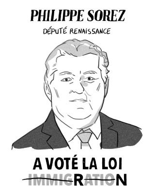 Portrait de Philippe Sorez par Claire Fauvel