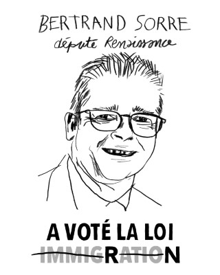 Portrait de Bertrand Sorre par Guillaume Heurtault
