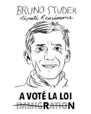 Portrait de Bruno Studer par Guillaume Heurtault