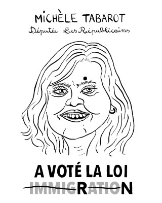 Portrait de Michèle Tabarot par Zelda Pressigout