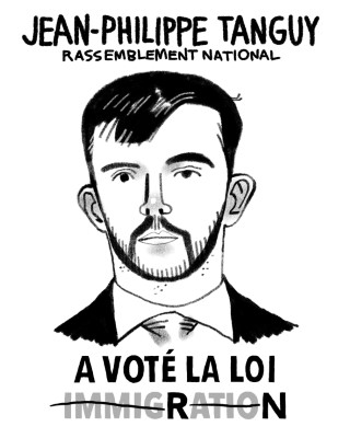 Portrait de Jean-Philippe Tanguy par Benjamin Adam