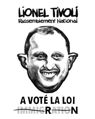 Portrait de Lionel Tivoli par Franck Bourgeron