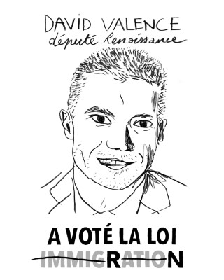 Portrait de David Valence par Guillaume Heurtault