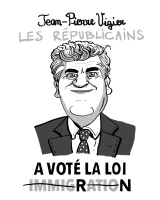 Portrait de Jean-Pierre Vigier par Sophie Chaumard