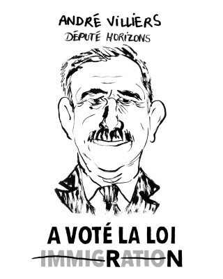 Portrait de André Villiers par Chloé Wary