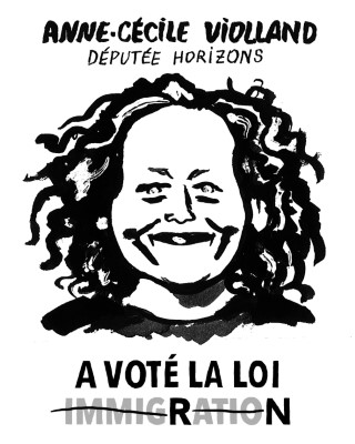 Portrait de Anne-Cécile Violland par Léa Murawiec