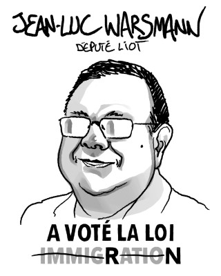 Portrait de Jean-Luc Warsmann par STPo