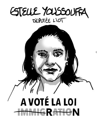 Portrait de Estelle Youssouffa par STPo